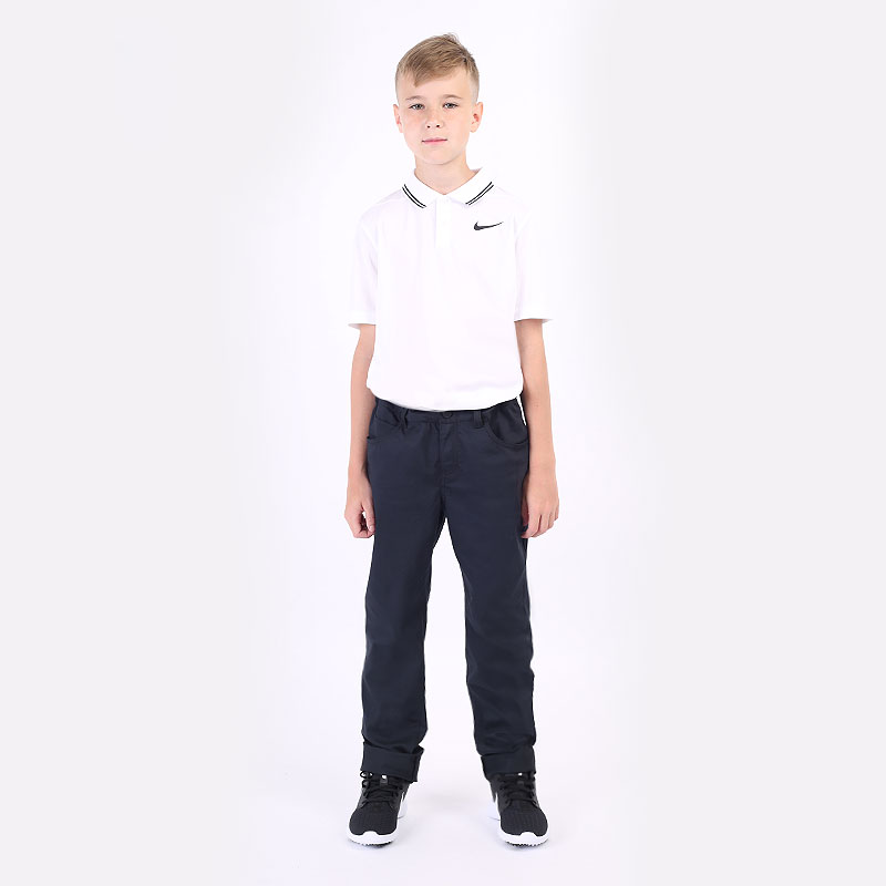 детские синие брюки Nike Dri-FIT Big Kids&#039; 5-Pocket Golf Pants CU9879-010 - цена, описание, фото 8